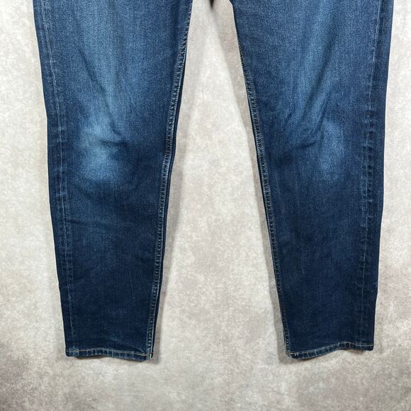 Everlane Uniform The Athletic Jeans Mens Size 31X30 Blue Dark Wash Denim Tapered - Picture 3 of 9